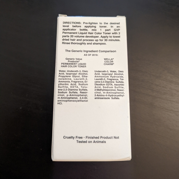 T10 Pale Blonde Hair Toner - Picture 3 of 3